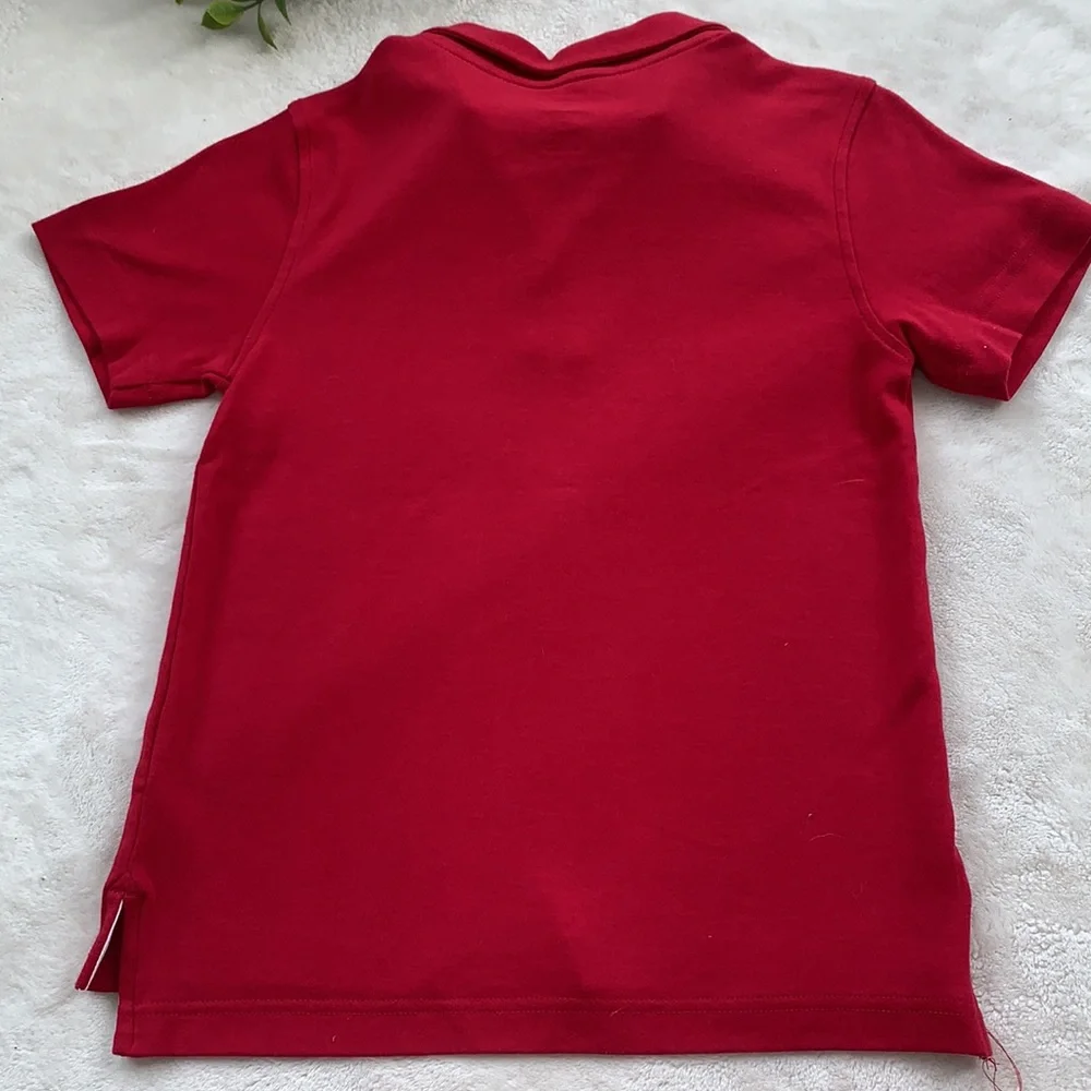 Gymboree Red Polo Shirt 7 Perfect!!